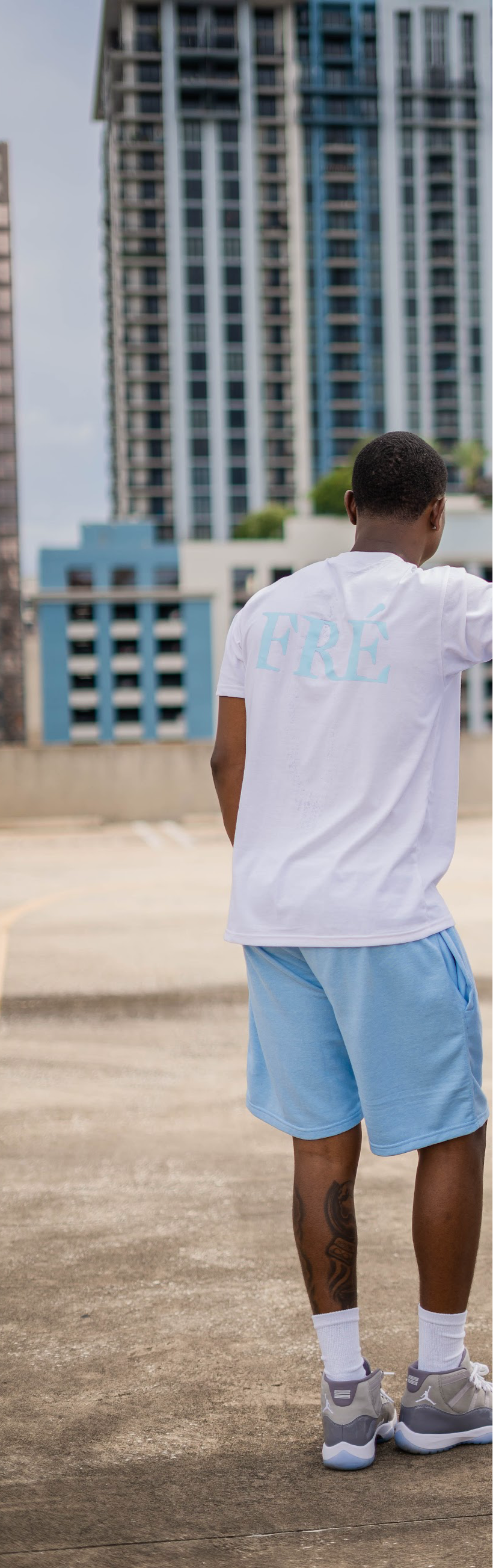 White Fré Slim Fit T-Shirt